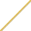Thumbnail Image 2 of Square Solid Wheat Chain Necklace 14K Yellow Gold 24" 1.25mm