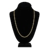Thumbnail Image 4 of Square Solid Wheat Chain Necklace 14K Yellow Gold 24" 1.25mm