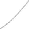 Thumbnail Image 2 of Solid Singapore Chain Necklace 14K White Gold 20" 1.4mm