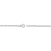 Thumbnail Image 3 of Solid Singapore Chain Necklace 14K White Gold 20" 1.4mm