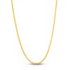 Thumbnail Image 1 of Square Solid Wheat Chain Necklace 14K Yellow Gold 16" 1.25mm