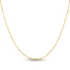 Thumbnail Image 1 of Solid Singapore Chain Necklace 14K Yellow Gold 18" 1.4mm