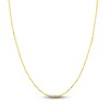 Thumbnail Image 1 of Solid Singapore Chain Necklace 14K Yellow Gold 24" 1.4mm