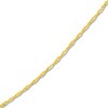 Thumbnail Image 2 of Solid Singapore Chain Necklace 14K Yellow Gold 24" 1.4mm