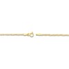 Thumbnail Image 3 of Solid Singapore Chain Necklace 14K Yellow Gold 24" 1.4mm