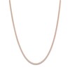Thumbnail Image 1 of Hollow Snake Chain Necklace 14K Rose Gold 16" 1.4mm