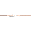 Thumbnail Image 3 of Hollow Snake Chain Necklace 14K Rose Gold 18" 1.4mm