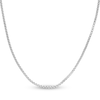 Thumbnail Image 0 of Hollow Round Box Chain Necklace 14K White Gold 20" 2.6mm