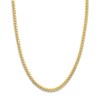 Thumbnail Image 1 of Solid Curb Link Necklace 14K Yellow Gold 26" 5mm