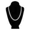 Thumbnail Image 3 of Light Solid Curb Link Necklace 14K White Gold 22" 6.7mm