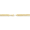 Thumbnail Image 2 of Light Solid Curb Link Necklace 14K Yellow Gold 22" 6.7mm