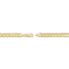 Thumbnail Image 3 of Light Solid Curb Link Necklace 14K Yellow Gold 22" 6.7mm