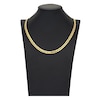 Thumbnail Image 4 of Light Solid Curb Link Necklace 14K Yellow Gold 22" 6.7mm