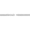 Thumbnail Image 3 of Light Solid Curb Link Necklace 14K White Gold 18" 4.4mm