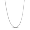 Thumbnail Image 1 of Square Solid Wheat Chain Necklace 14K White Gold 24" 1.25mm