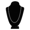 Thumbnail Image 4 of Square Solid Wheat Chain Necklace 14K White Gold 24" 1.25mm
