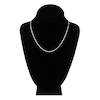 Thumbnail Image 4 of Solid Valentino Chain Necklace 14K White Gold 18" 2.7mm