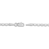 Thumbnail Image 3 of Solid Valentino Chain Necklace 14K White Gold 20" 2.7mm