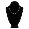 Thumbnail Image 4 of Square Solid Wheat Chain Necklace 14K White Gold 18" 1.25mm