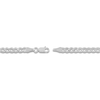 Thumbnail Image 2 of Light Solid Curb Link Necklace 14K White Gold 30" 4.4mm