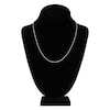 Thumbnail Image 4 of Square Solid Wheat Chain Necklace 14K White Gold 20" 1.25mm