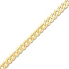 Thumbnail Image 1 of Light Solid Curb Link Necklace 14K Yellow Gold 18" 4.4mm
