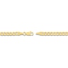 Thumbnail Image 2 of Light Solid Curb Link Necklace 14K Yellow Gold 18" 4.4mm