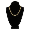 Thumbnail Image 3 of Light Solid Curb Link Necklace 14K Yellow Gold 18" 4.4mm