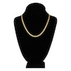 Thumbnail Image 4 of Light Solid Curb Link Necklace 14K Yellow Gold 18" 4.4mm