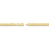 Thumbnail Image 2 of Light Solid Curb Link Necklace 14K Yellow Gold 22" 4.4mm