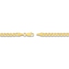 Thumbnail Image 3 of Light Solid Curb Link Necklace 14K Yellow Gold 22" 4.4mm
