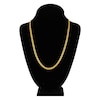 Thumbnail Image 3 of Light Solid Curb Link Necklace 14K Yellow Gold 22" 4.4mm