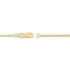 Thumbnail Image 3 of Square Solid Wheat Chain Necklace 14K Yellow Gold 16" 1mm