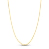 Thumbnail Image 1 of Square Solid Wheat Chain Necklace 14K Yellow Gold 18" 1mm