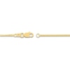 Thumbnail Image 3 of Square Solid Wheat Chain Necklace 14K Yellow Gold 18" 1mm