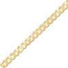 Thumbnail Image 1 of Light Solid Curb Link Necklace 14K Yellow Gold 22" 4.95mm