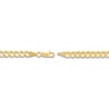 Thumbnail Image 2 of Light Solid Curb Link Necklace 14K Yellow Gold 22" 4.95mm