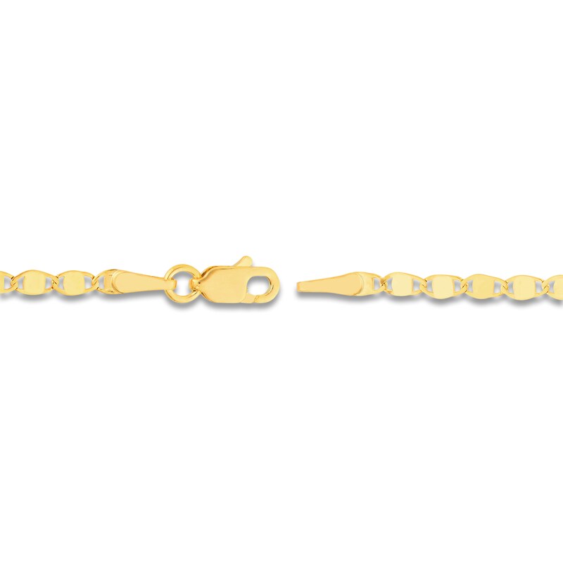 Main Image 3 of Solid Valentino Chain Necklace 14K Yellow Gold 20" 2.7mm