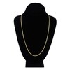 Thumbnail Image 4 of Solid Valentino Chain Necklace 14K Yellow Gold 24" 2.7mm