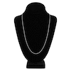 Thumbnail Image 4 of Diamond-Cut Round Solid Wheat Chain Necklace 14K White Gold 24" 1.05mm