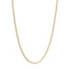 Thumbnail Image 1 of Diamond-Cut Round Solid Wheat Chain Necklace 14K Yellow Gold 16" 1.05mm