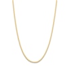 Thumbnail Image 1 of Diamond-Cut Round Solid Wheat Chain Necklace 14K Yellow Gold 18" 1.05mm