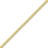 Thumbnail Image 2 of Diamond-Cut Round Solid Wheat Chain Necklace 14K Yellow Gold 18" 1.05mm