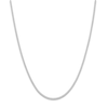Thumbnail Image 1 of Round Solid Wheat Chain Necklace 14K White Gold 18" 1.05mm