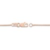 Thumbnail Image 3 of Round Solid Wheat Chain Necklace 14K Rose Gold 18" 1.05mm