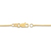 Thumbnail Image 3 of Round Solid Wheat Chain Necklace 14K Yellow Gold 16" 1.05mm