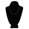 Thumbnail Image 4 of Round Solid Wheat Chain Necklace 14K Yellow Gold 18" 1.05mm