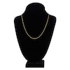 Thumbnail Image 4 of Round Solid Wheat Chain Necklace 14K Yellow Gold 20" 1.05mm