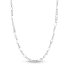 Thumbnail Image 0 of Solid Figaro Chain Necklace 14K White Gold 18" 4.75mm