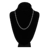 Thumbnail Image 4 of Square Solid Wheat Chain Necklace 14K White Gold 20" 0.85mm